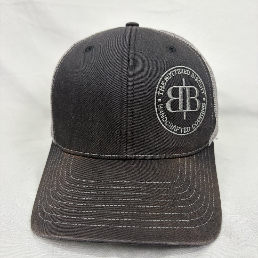 Richardson Trucker Hat The Buttered Biscuit Mens OSFM Grey Snapback Cap